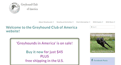 Desktop Screenshot of greyhoundclubofamericainc.org