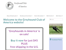 Tablet Screenshot of greyhoundclubofamericainc.org